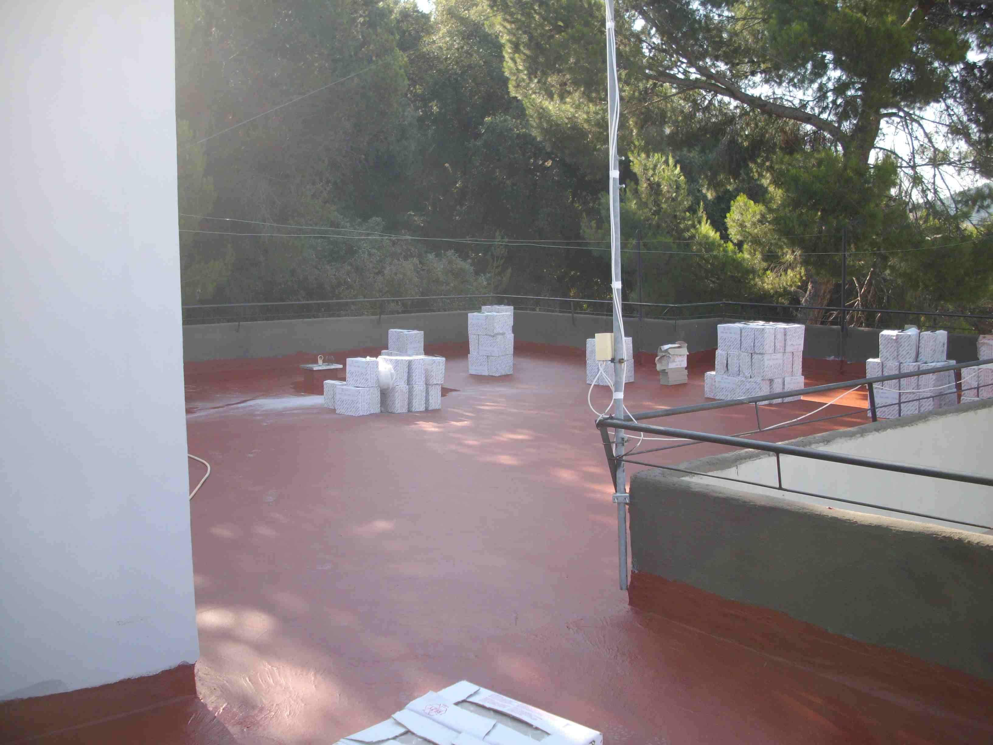 Rifacimento pavimentazione terrazzo condominiale a tivoli lucidi ... Rifacimento terrazzo condominiale
